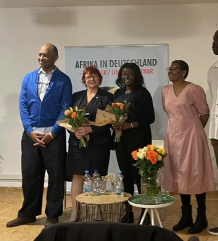 Emeka Udemba, Gabi Rolland, Dr. Blessing Durodala und Thelma Basil