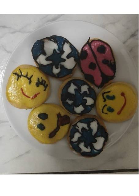 Kekse mit Zuckerguß