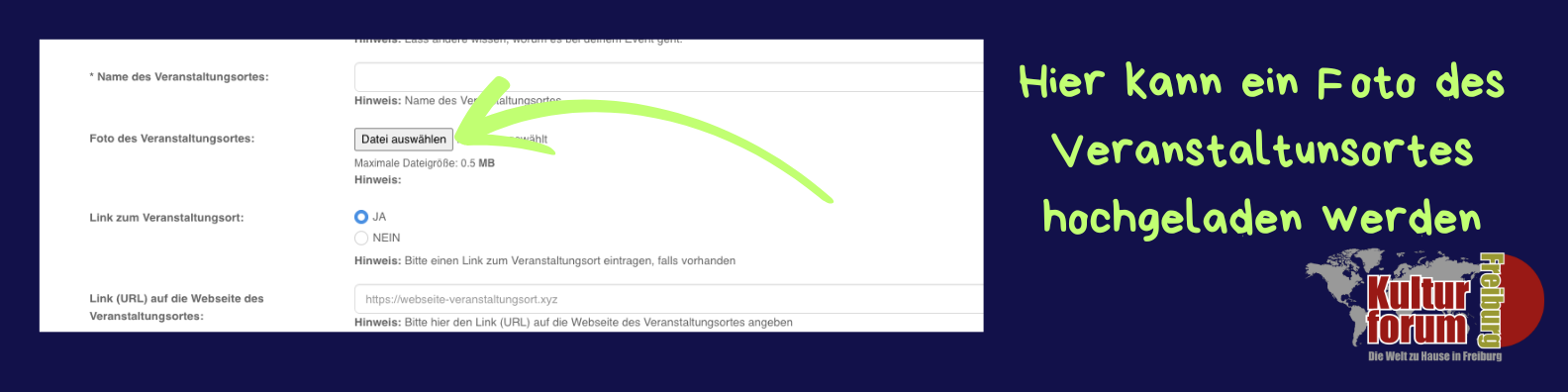 Veranstaltungsort foto