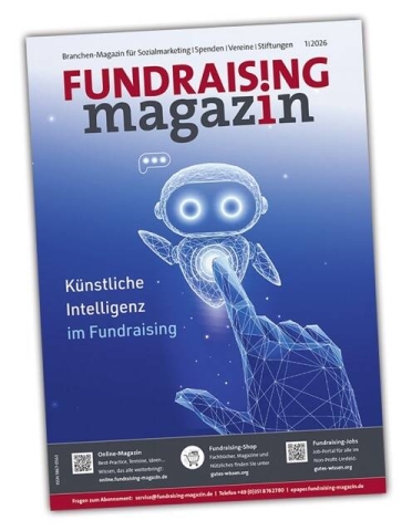 Neueste Ausgabe des Fundraising Magazins