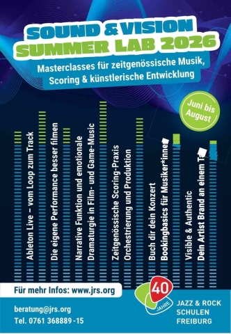Anzeige der Jazz- und Rockschulen