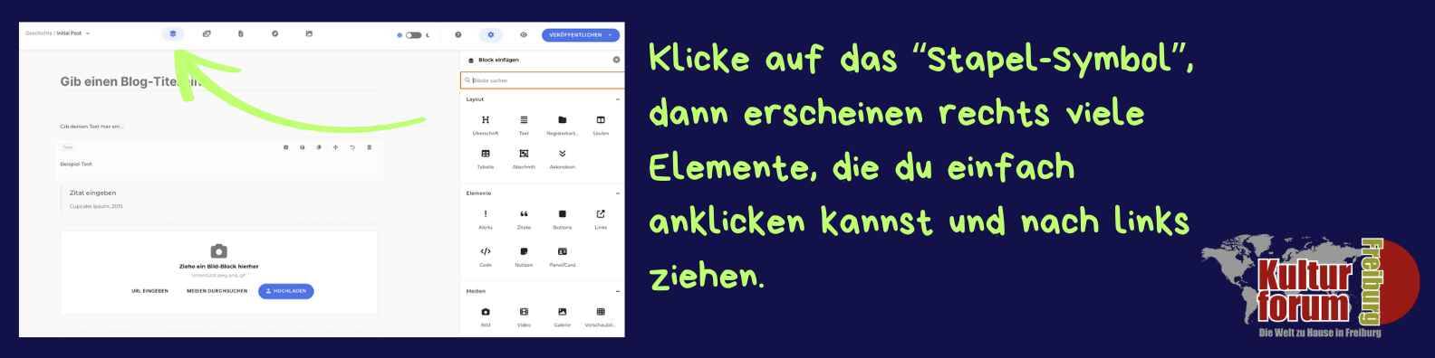neue Elemente auswählen