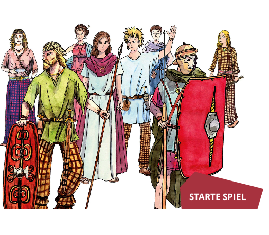 Lebensbilder der Spieleapp zur Ausstellung Tales Identities. Deine Entscheidung Deine Geschichte 2018 Künstler Jonatan Alcina Segura 