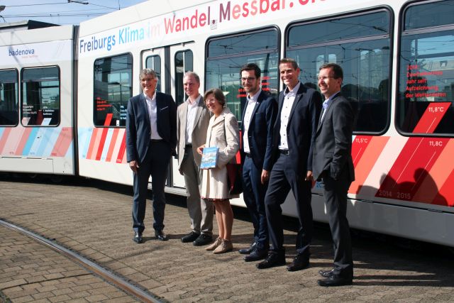 Klimaschutz Straßenbahn Freiburg Gesamtbild