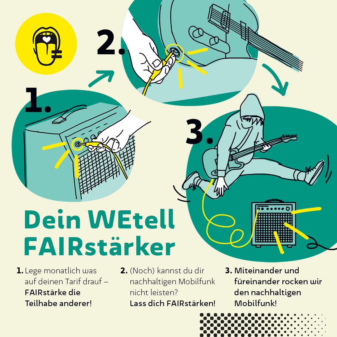 WEtell FAIRstärker