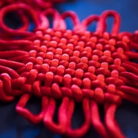 Chinesische Malerei, Neujahrsdekoration & Glücksknoten